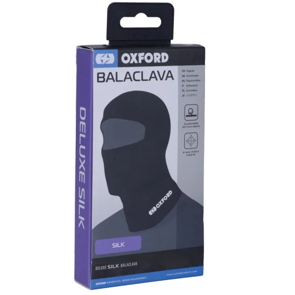 MC-Balaclava – Oxford Deluxe Balaclava Silk Black CA025