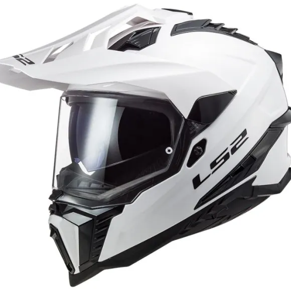 MC-Enduro-/ADV-hjelm – LS2 MX701 Explorer Solid White