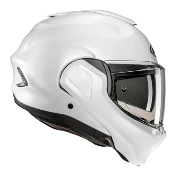 MC Flip Up hjelm – HJC F100 Pearl White