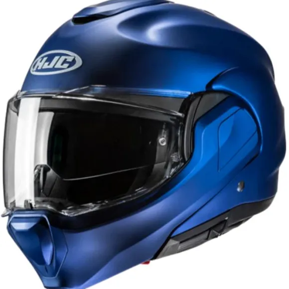 MC Flip Up hjelm – HJC F100 Semi Flat Metallic Blue