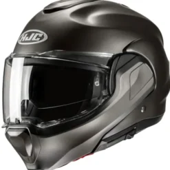 MC Flip Up hjelm – HJC F100 Semi Flat Titanium