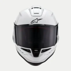 MC-hjelm fullface – Alpinestars Supertech R10 Hvid Carbon