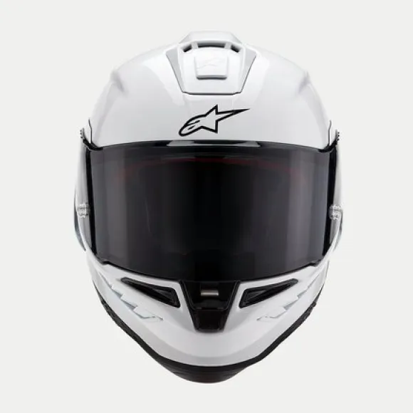 MC-hjelm fullface – Alpinestars Supertech R10 Hvid Carbon