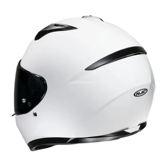MC-hjelm fullface – HJC C10 White