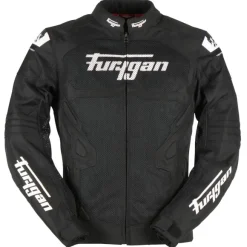 MC-Jakke – Furygan Atom Vented Evo Sort/Hvid