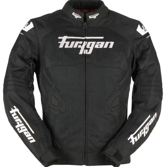 MC-Jakke – Furygan Atom Vented Evo Sort/Hvid