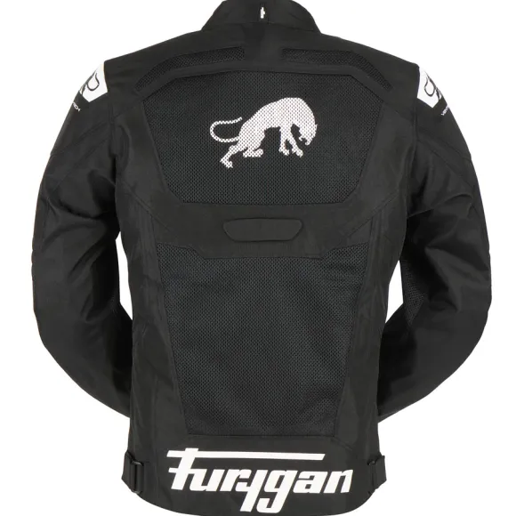 MC-Jakke – Furygan Atom Vented Evo Sort/Hvid