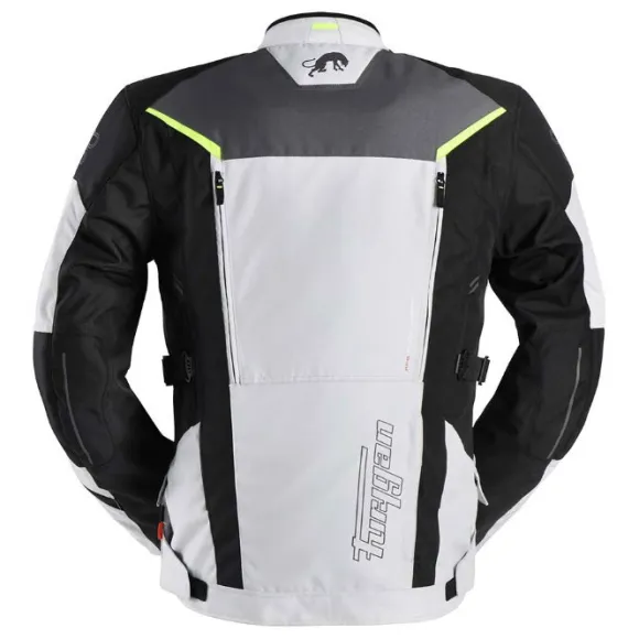 MC-Jakke – Furygan Brooks Black/Pearl/Yellow Fluo