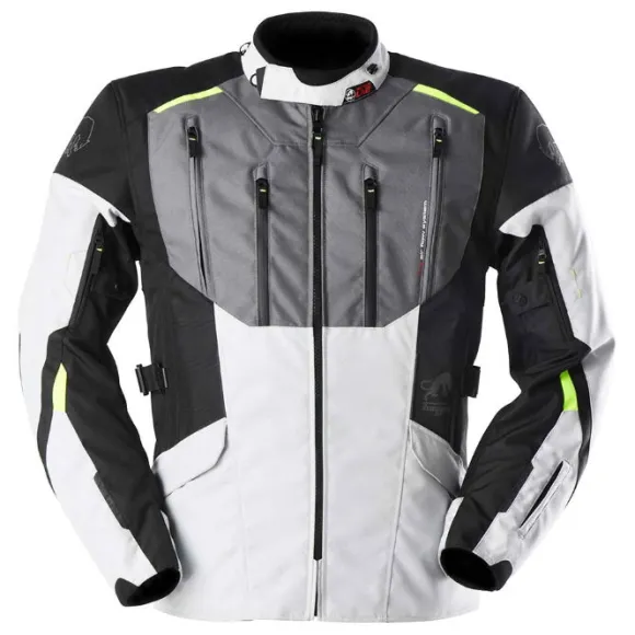 MC-Jakke – Furygan Brooks Black/Pearl/Yellow Fluo