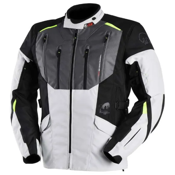 MC-Jakke – Furygan Brooks Black/Pearl/Yellow Fluo