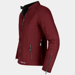 MC-jakke – Richa Lausanne Textile WP Burgundy