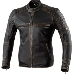 MC-Læderjakke – Rebelhorn Hunter Pro Brun