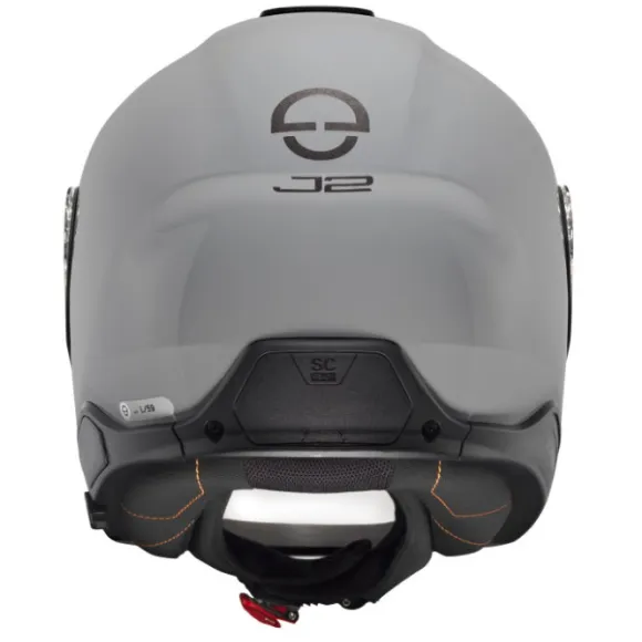 MC-Pilothjelm – Schuberth J2 Blank Concrete Grey
