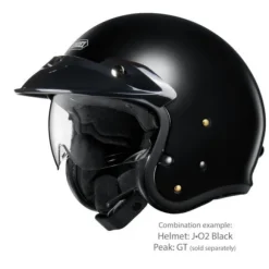 MC-Pilothjelm – Shoei J.O2 Black