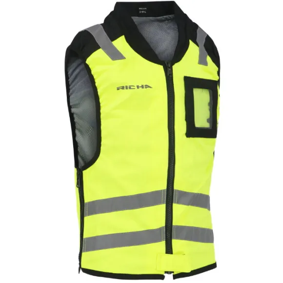 MC-Refleksvest – Richa Sleeveless Safety Jacket Junior Fluo