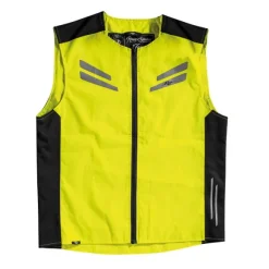MC-Refleksvest – Rusty Stitches Safety Vest Stewart Yellow Fluo