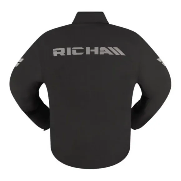 MC-Regnjakke – Richa Rain Stretch 2L Hoodie Sort