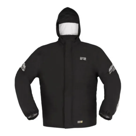 MC-Regnjakke – Richa Rain Stretch 2L Hoodie Sort