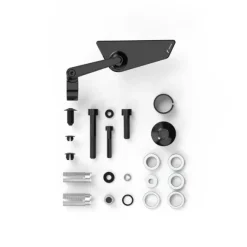 MC-Spejl – Rizoma Cut-Edge Styrende Spejl Sort Højre BS295B