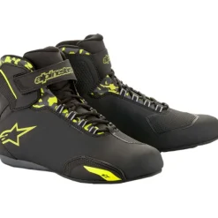 MC Støvler – Alpinestars Sektor WP Sort/Grå/Gul