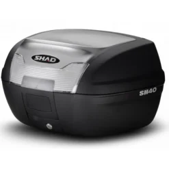 MC Top Bagageboks – Shad SH40 Cover blank sølv