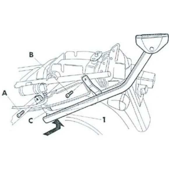 Monteringskit – Til Suzuki GSX 600/750