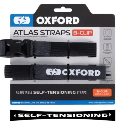 Oxford – Atlas B-Clip 26mm x 2.0M Asphalt (Pair) OX322